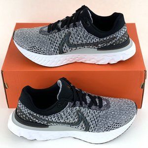 Nike React Infinity Run Flyknit 3 Black White Oreo Mens Running Shoes DH5392 006